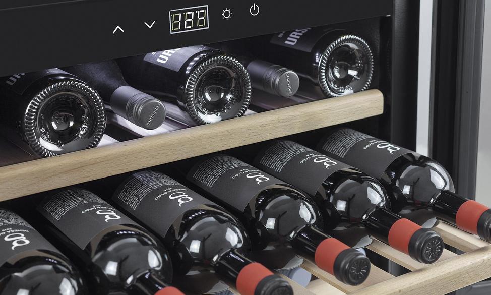 Vinoteca 66 botellas 2 zonas de temperatura Caso Design WineComfort 66  Smart